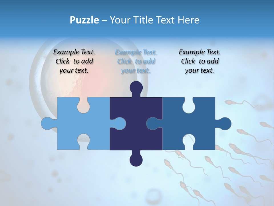 Feminine Cell Win PowerPoint Template