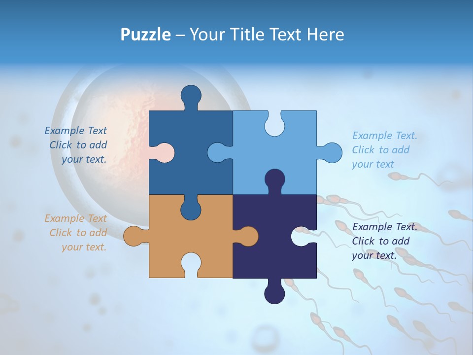 Feminine Cell Win PowerPoint Template