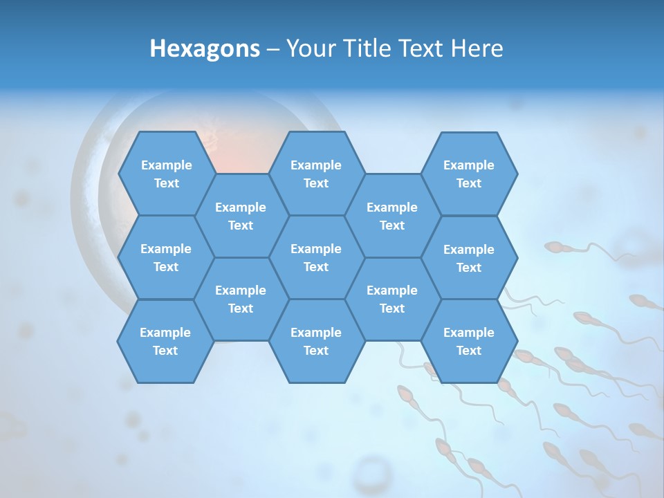 Feminine Cell Win PowerPoint Template