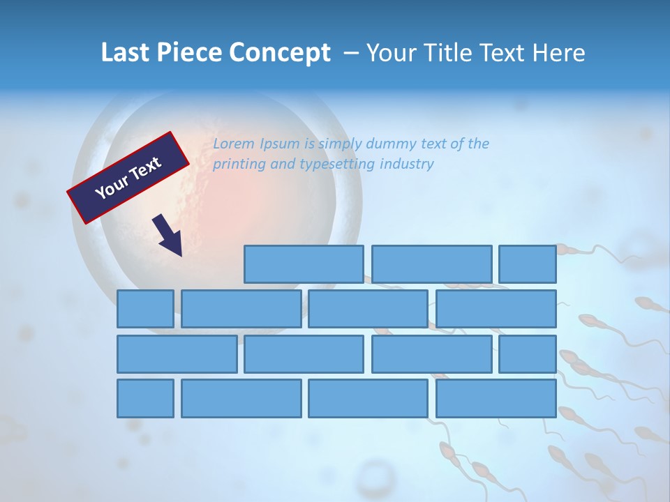 Feminine Cell Win PowerPoint Template