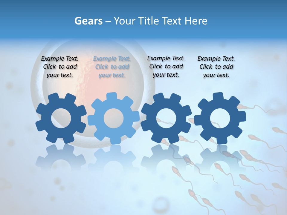 Feminine Cell Win PowerPoint Template