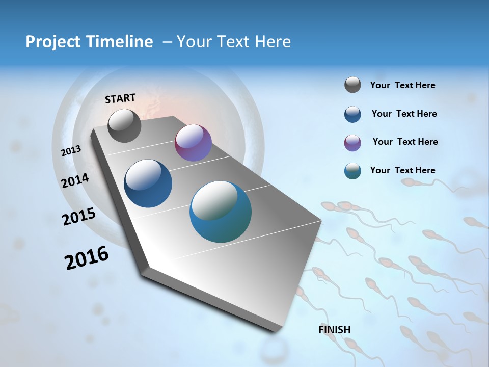 Feminine Cell Win PowerPoint Template