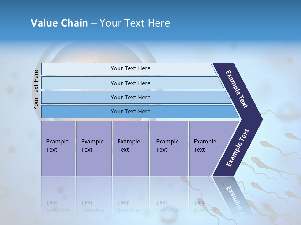 Feminine Cell Win PowerPoint Template