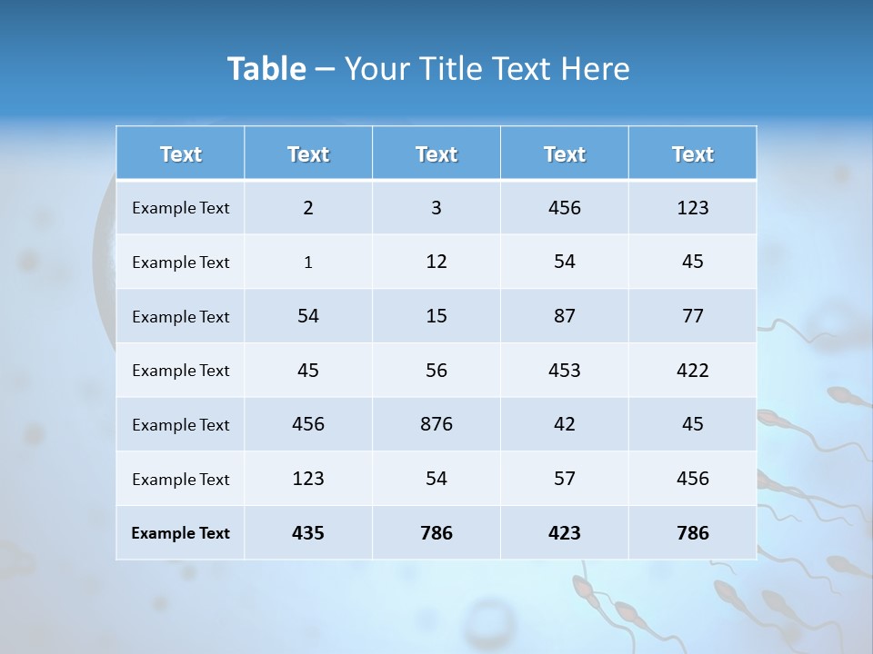 Feminine Cell Win PowerPoint Template