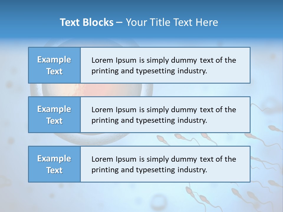 Feminine Cell Win PowerPoint Template
