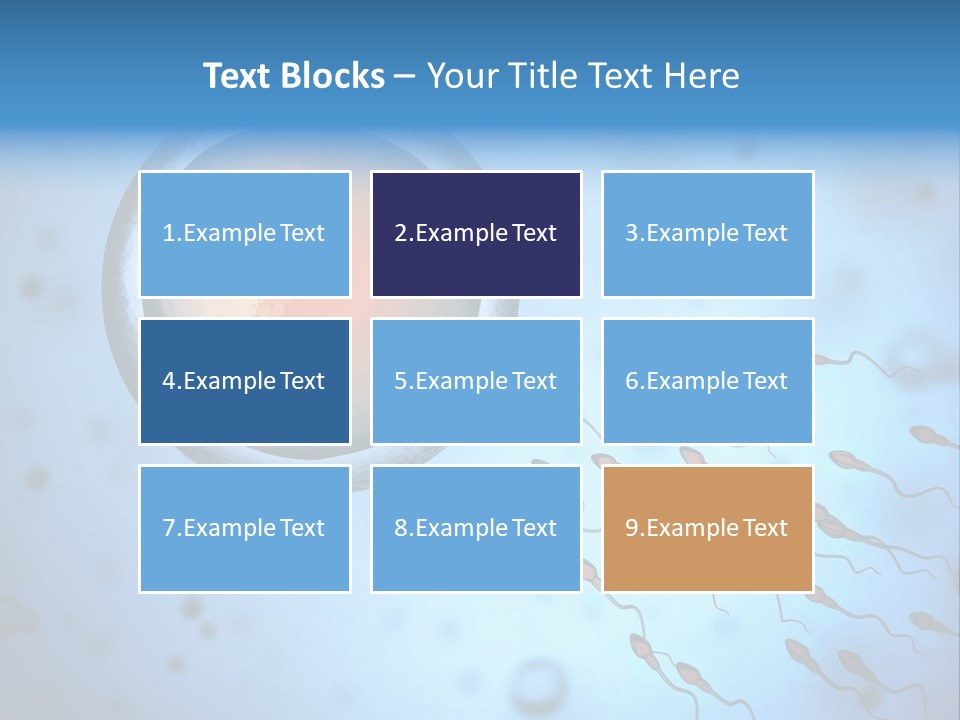 Feminine Cell Win PowerPoint Template