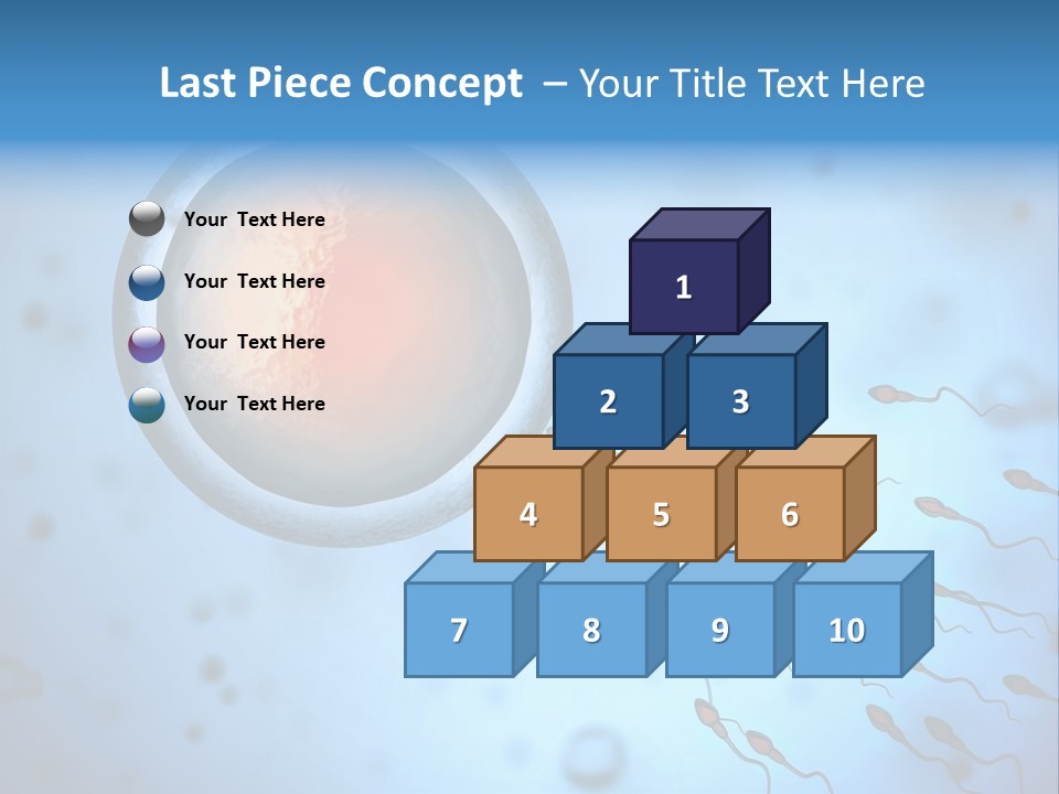 Feminine Cell Win PowerPoint Template