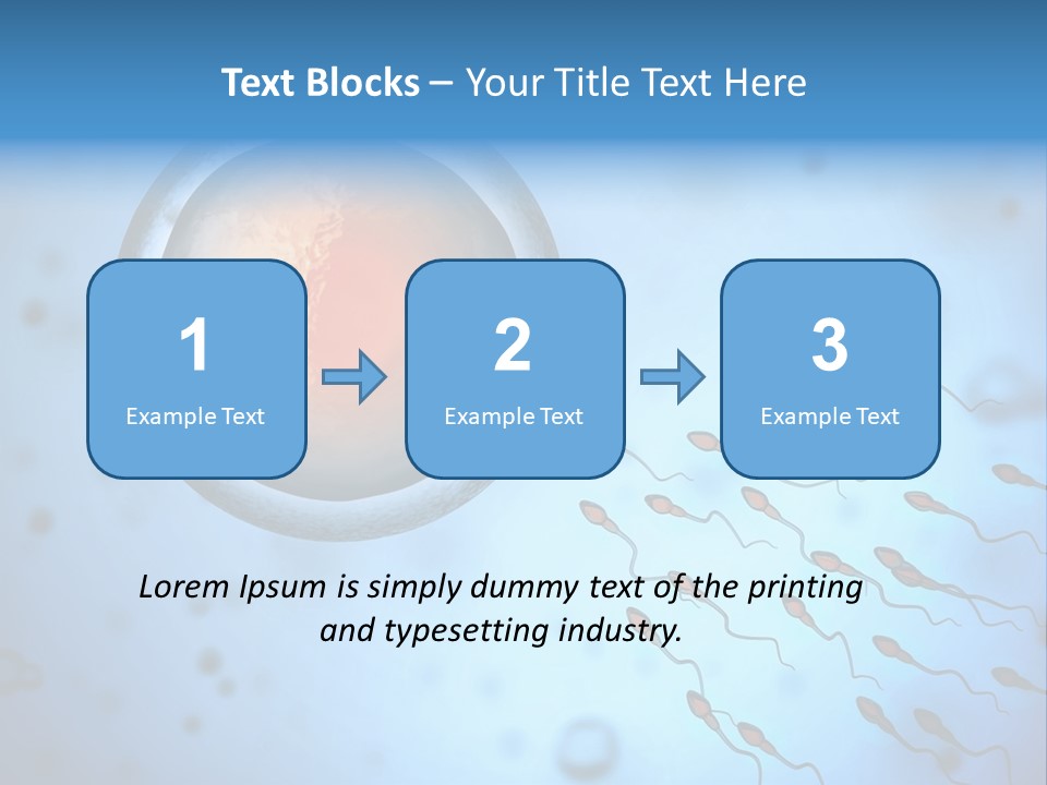 Feminine Cell Win PowerPoint Template