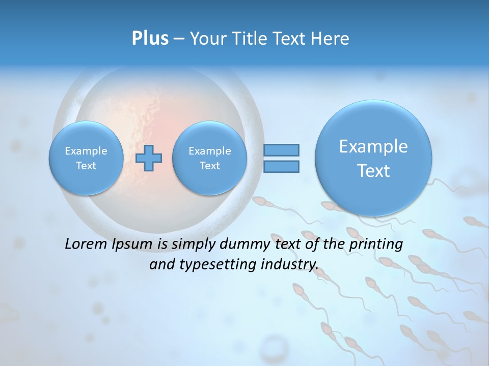 Feminine Cell Win PowerPoint Template