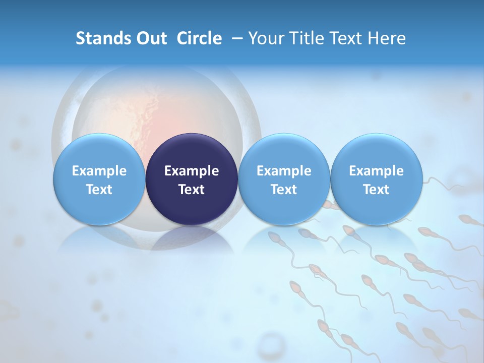 Feminine Cell Win PowerPoint Template