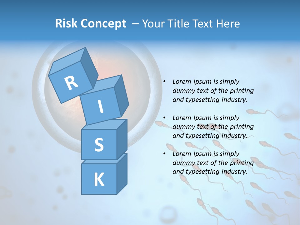 Feminine Cell Win PowerPoint Template