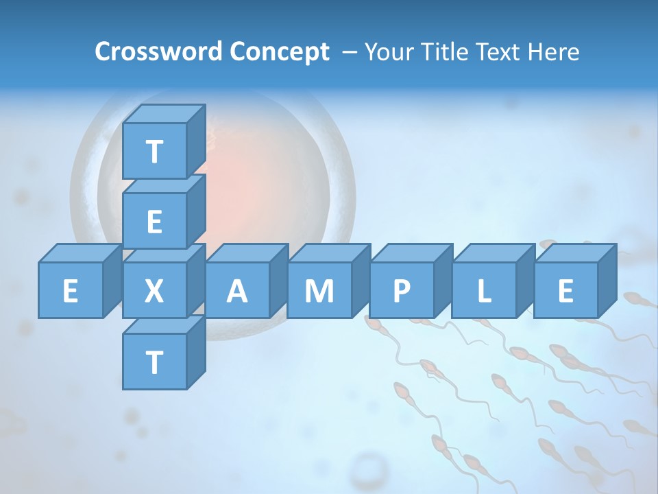 Feminine Cell Win PowerPoint Template