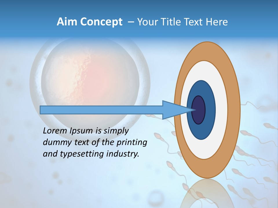 Feminine Cell Win PowerPoint Template