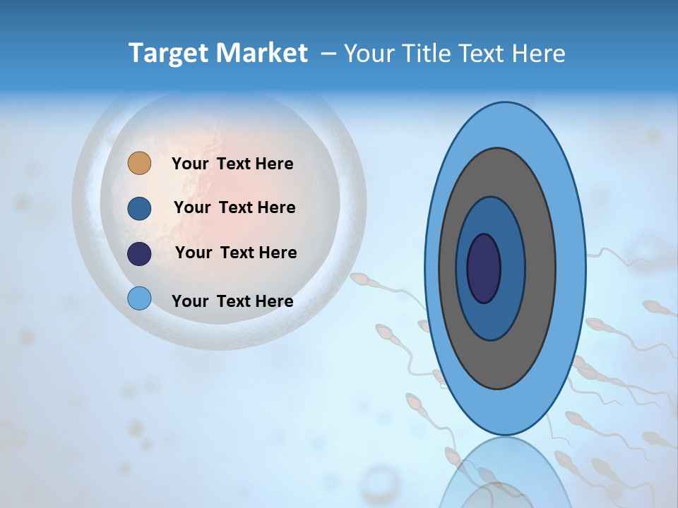 Feminine Cell Win PowerPoint Template