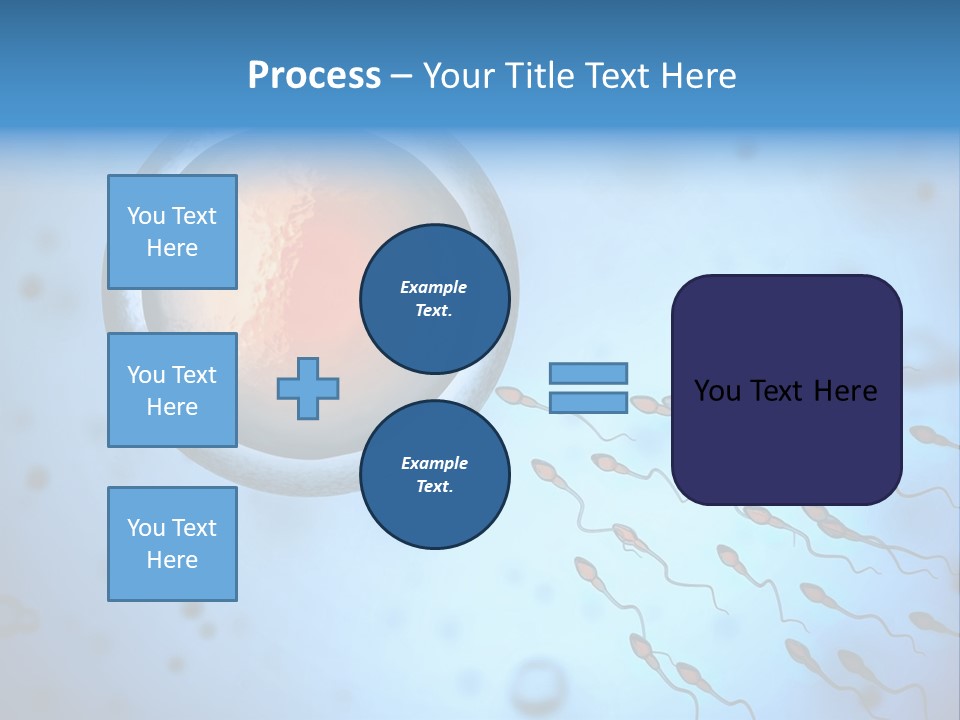 Feminine Cell Win PowerPoint Template