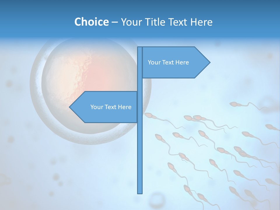 Feminine Cell Win PowerPoint Template