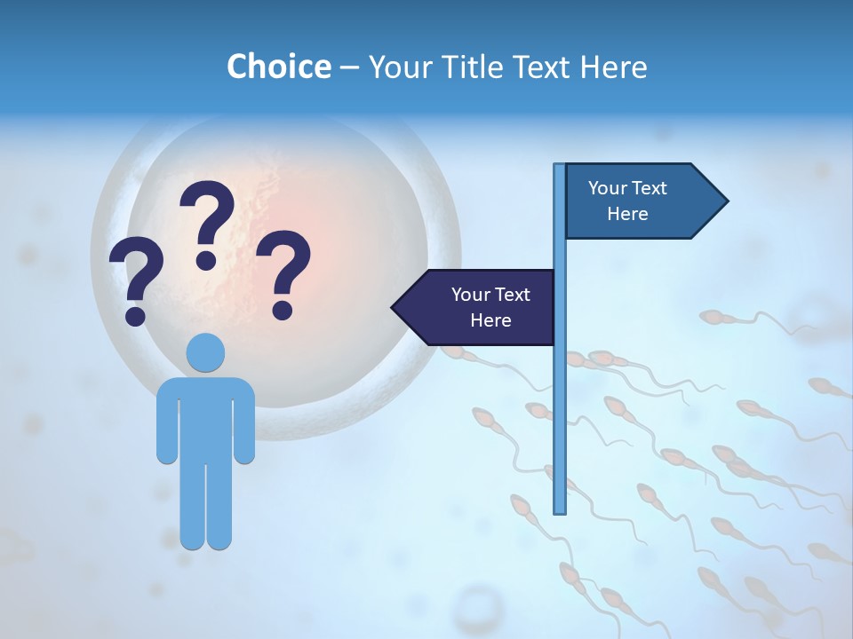 Feminine Cell Win PowerPoint Template