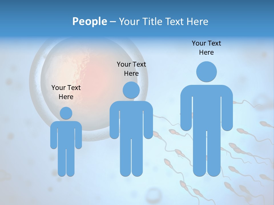 Feminine Cell Win PowerPoint Template