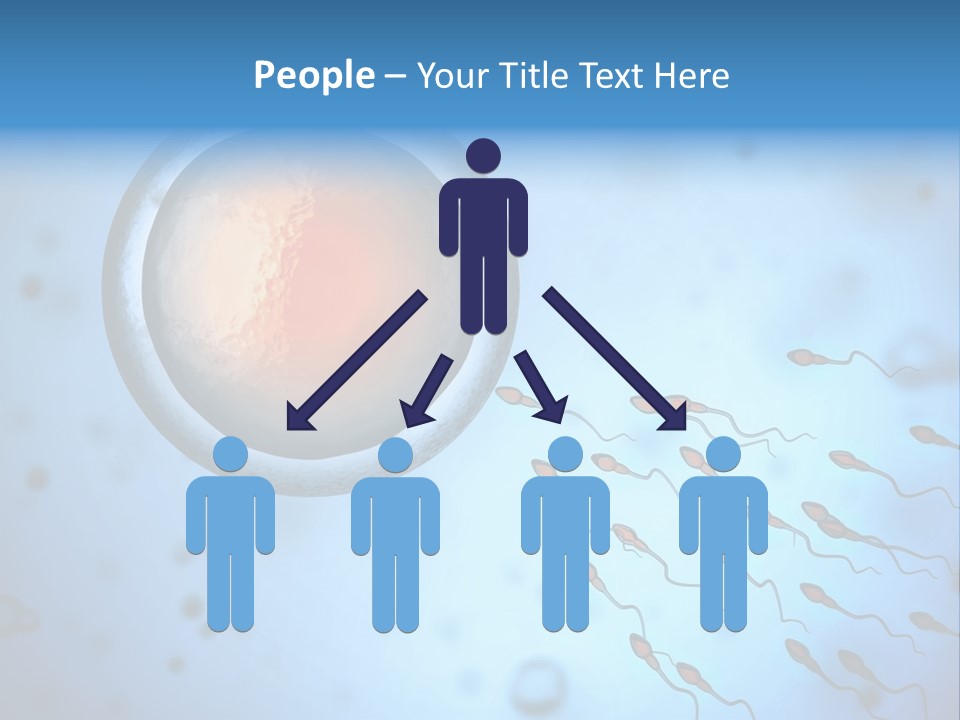 Feminine Cell Win PowerPoint Template