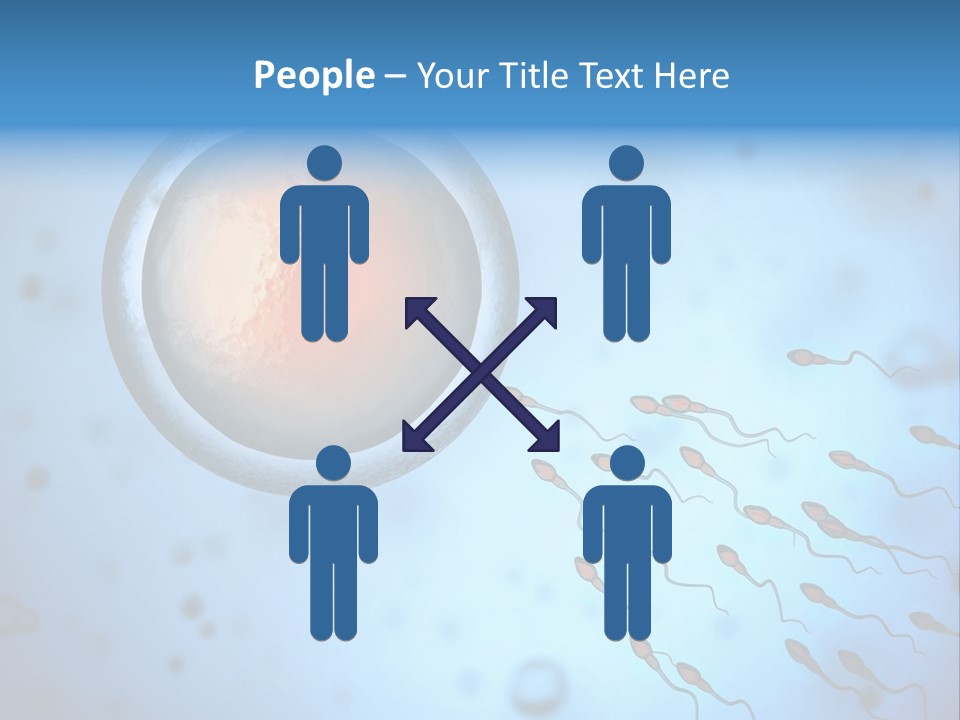 Feminine Cell Win PowerPoint Template