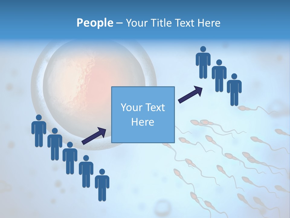Feminine Cell Win PowerPoint Template