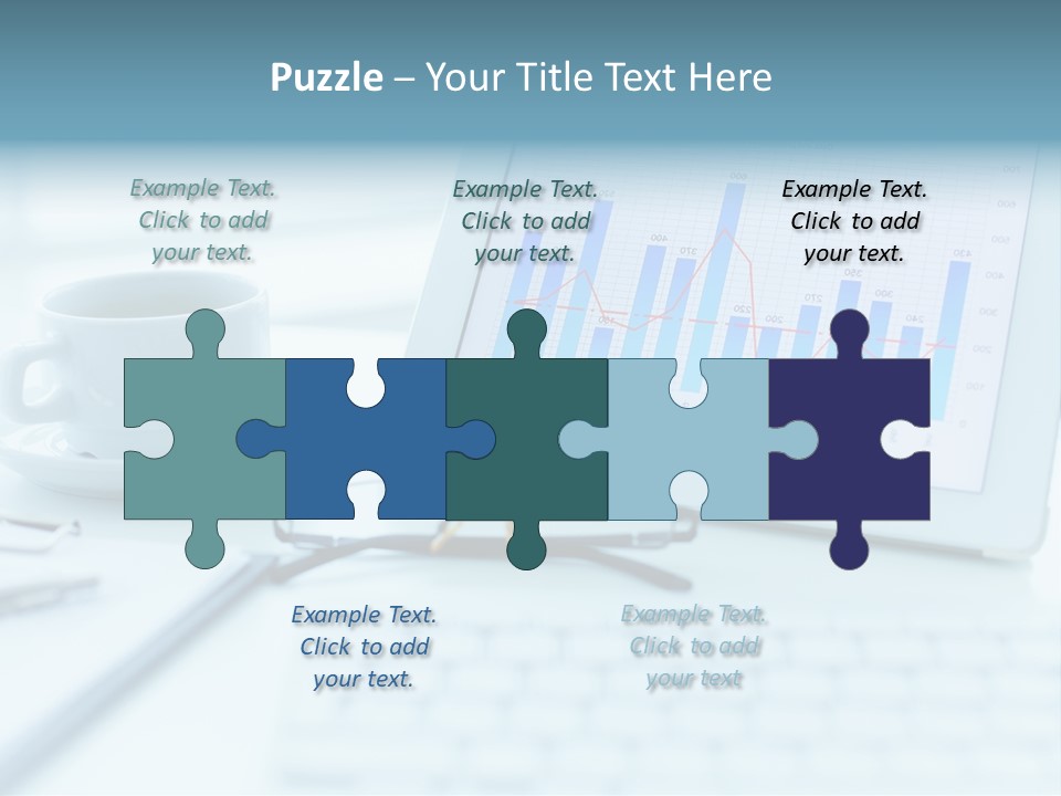 Wireless Cup Tablet PowerPoint Template