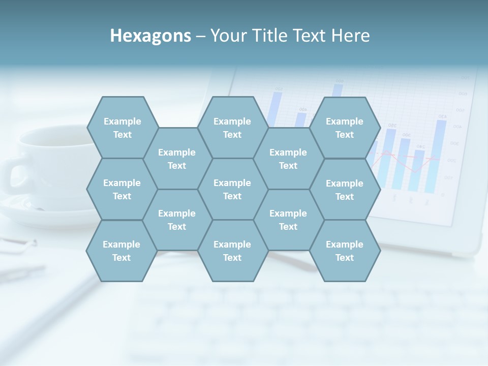 Wireless Cup Tablet PowerPoint Template