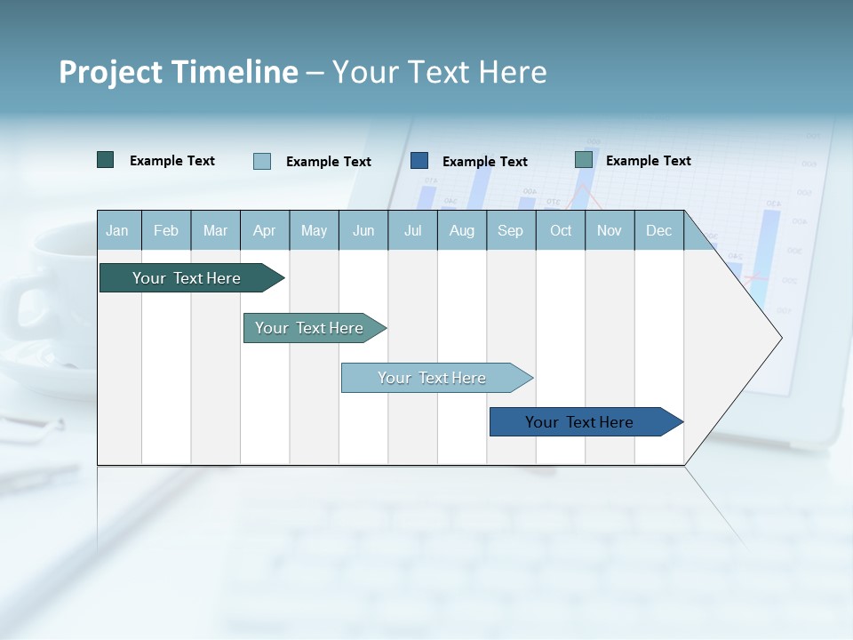 Wireless Cup Tablet PowerPoint Template