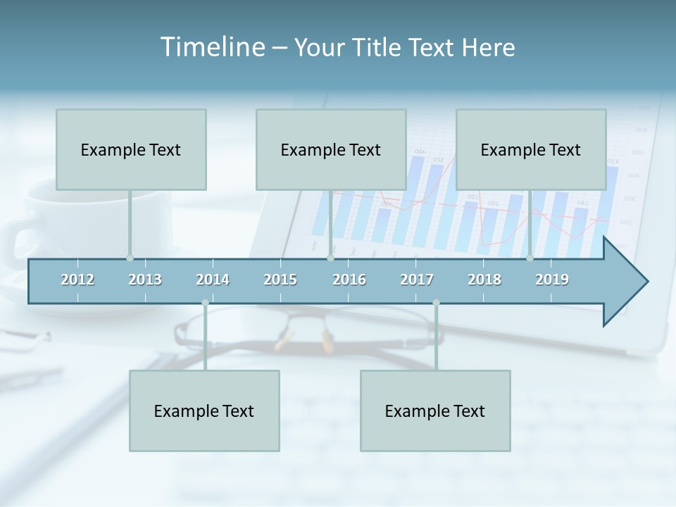 Wireless Cup Tablet PowerPoint Template