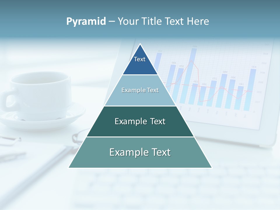 Wireless Cup Tablet PowerPoint Template