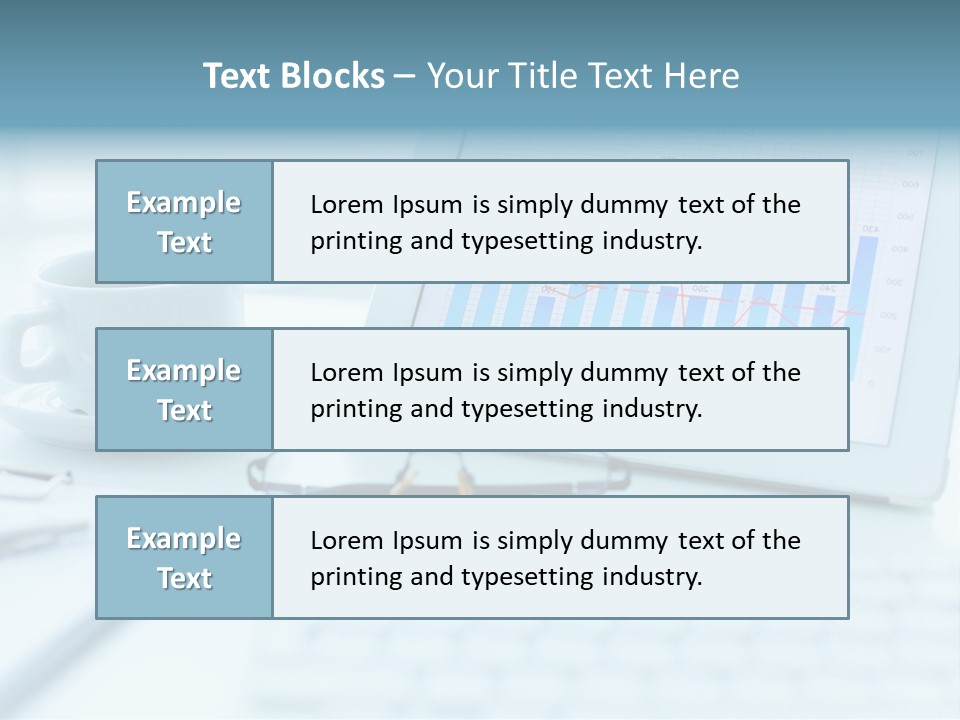 Wireless Cup Tablet PowerPoint Template
