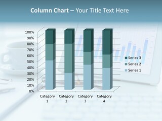 Wireless Cup Tablet PowerPoint Template