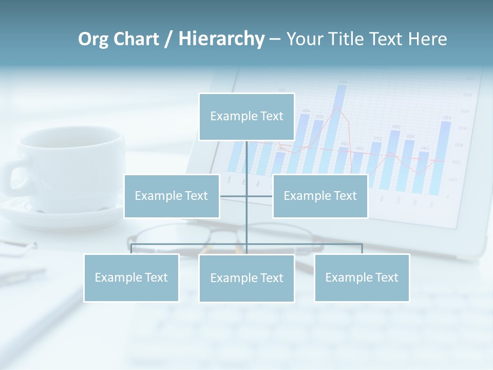 Wireless Cup Tablet PowerPoint Template