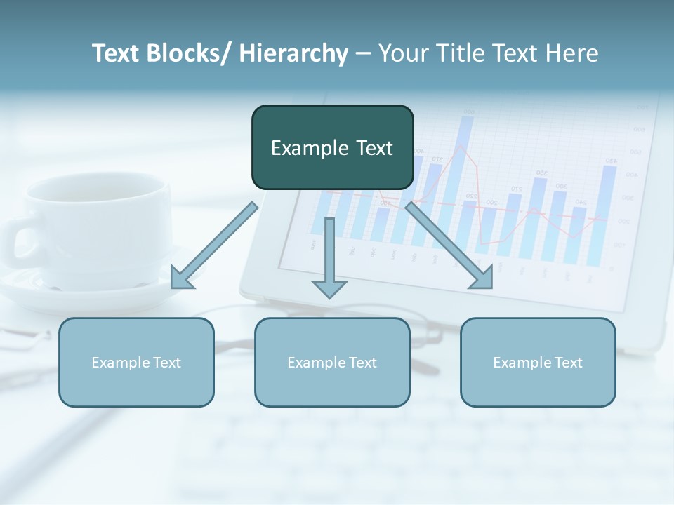 Wireless Cup Tablet PowerPoint Template