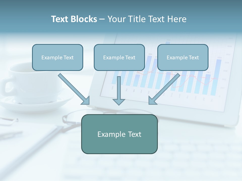Wireless Cup Tablet PowerPoint Template