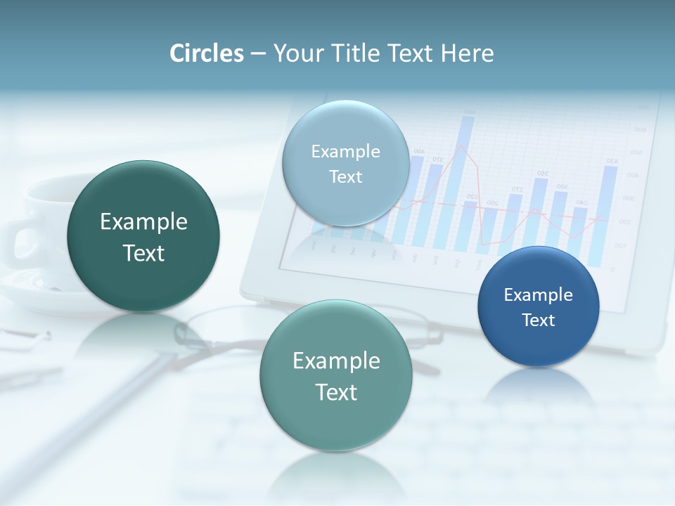 Wireless Cup Tablet PowerPoint Template