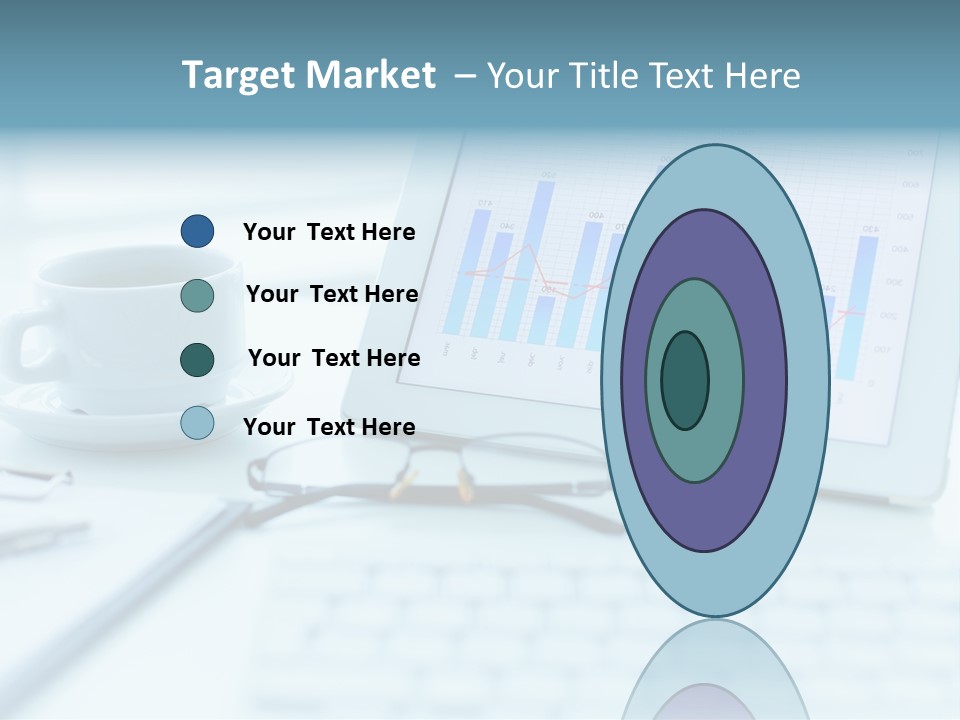 Wireless Cup Tablet PowerPoint Template