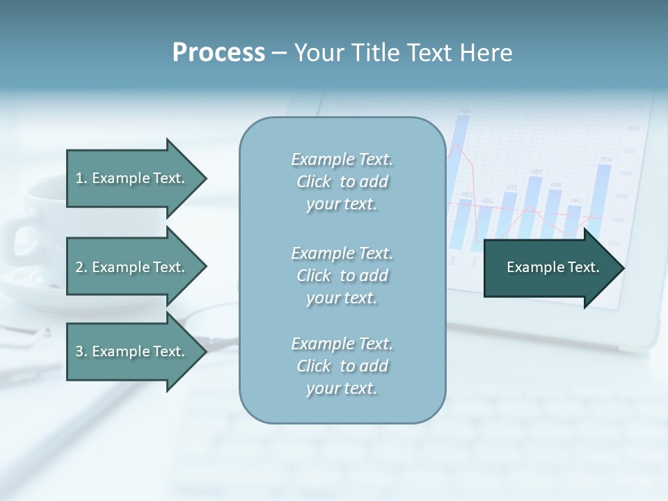 Wireless Cup Tablet PowerPoint Template