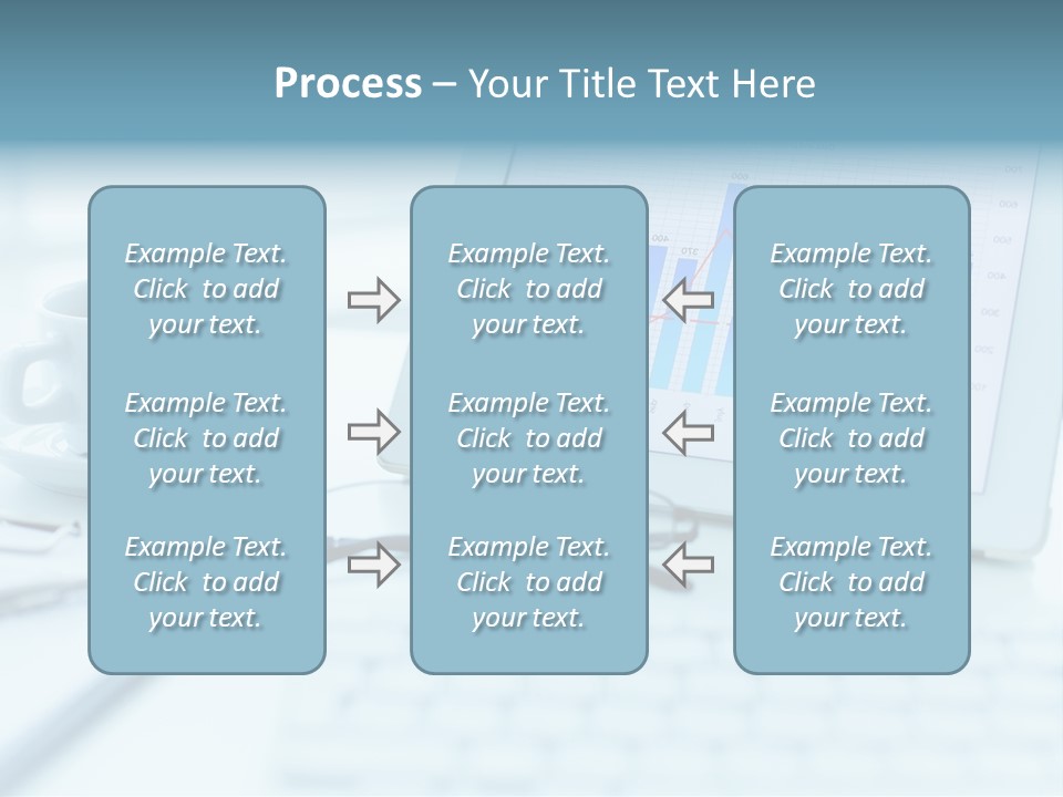 Wireless Cup Tablet PowerPoint Template
