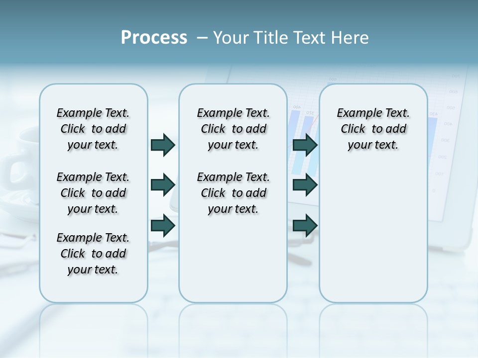 Wireless Cup Tablet PowerPoint Template