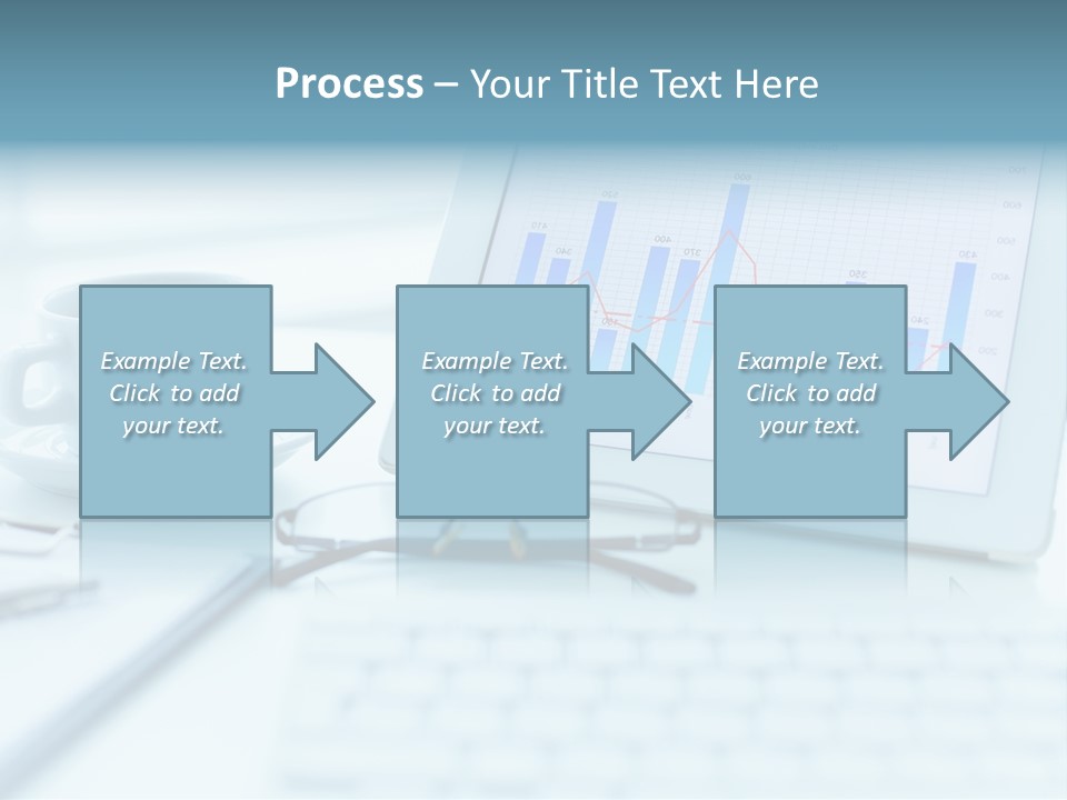 Wireless Cup Tablet PowerPoint Template