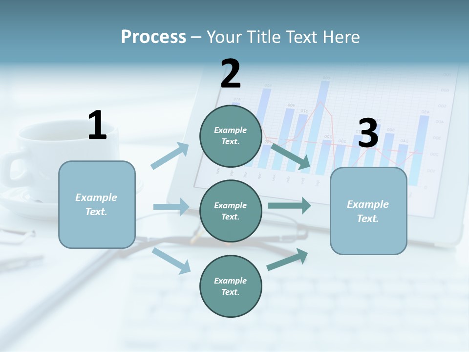 Wireless Cup Tablet PowerPoint Template