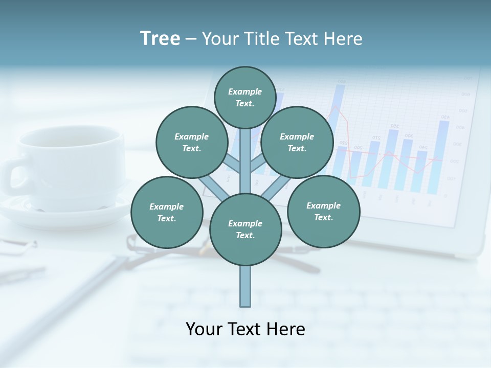 Wireless Cup Tablet PowerPoint Template