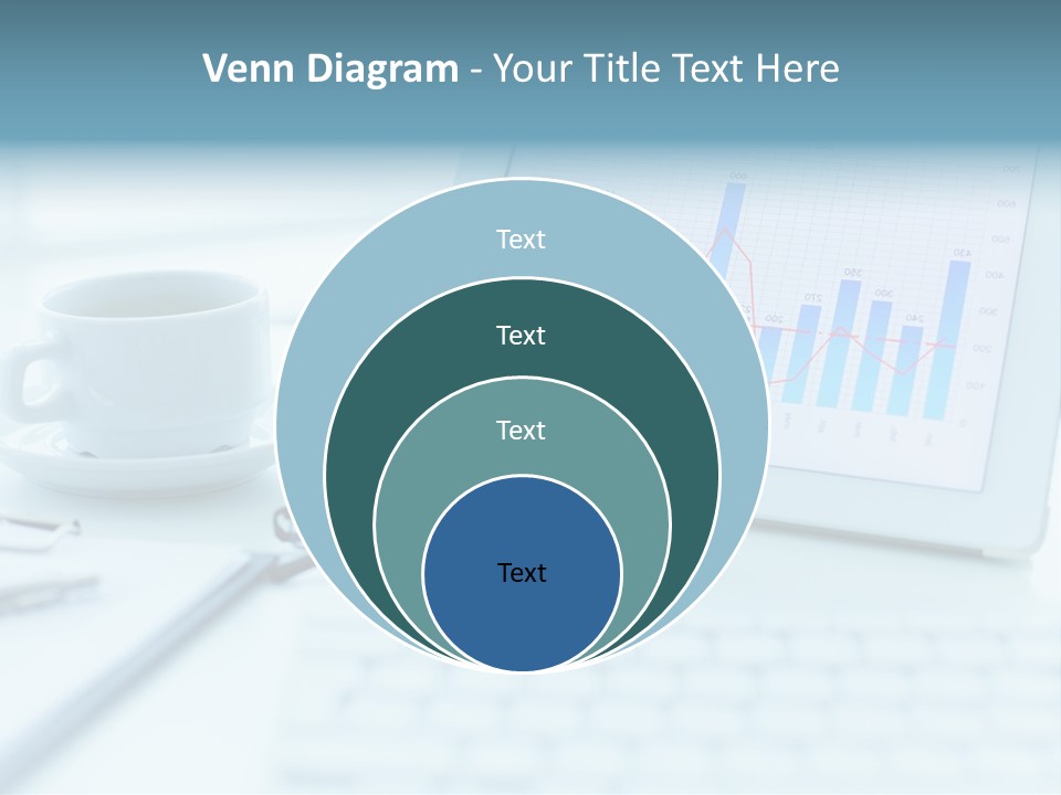 Wireless Cup Tablet PowerPoint Template
