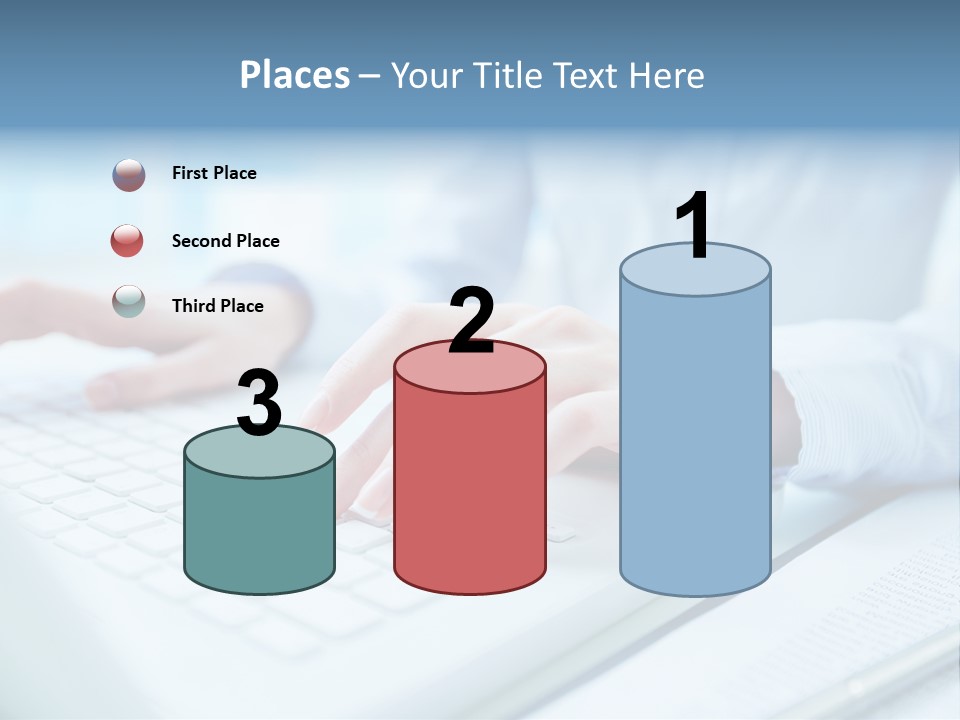 Unrecognizable Operator Hands PowerPoint Template
