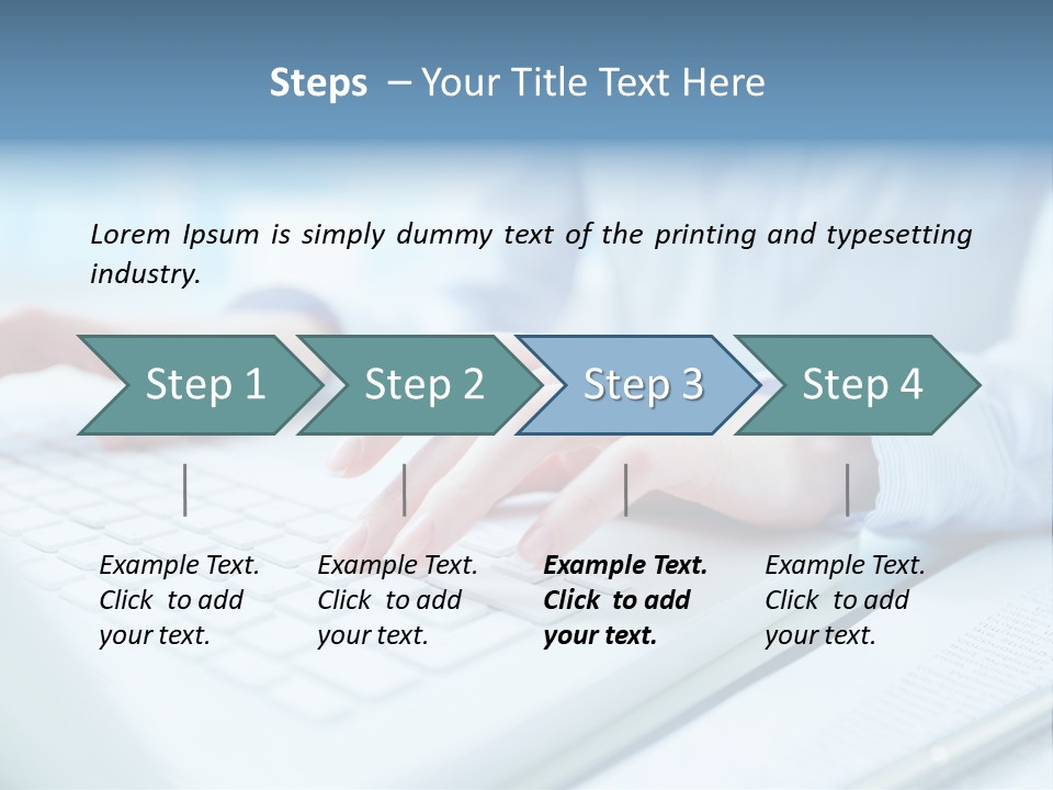 Unrecognizable Operator Hands PowerPoint Template