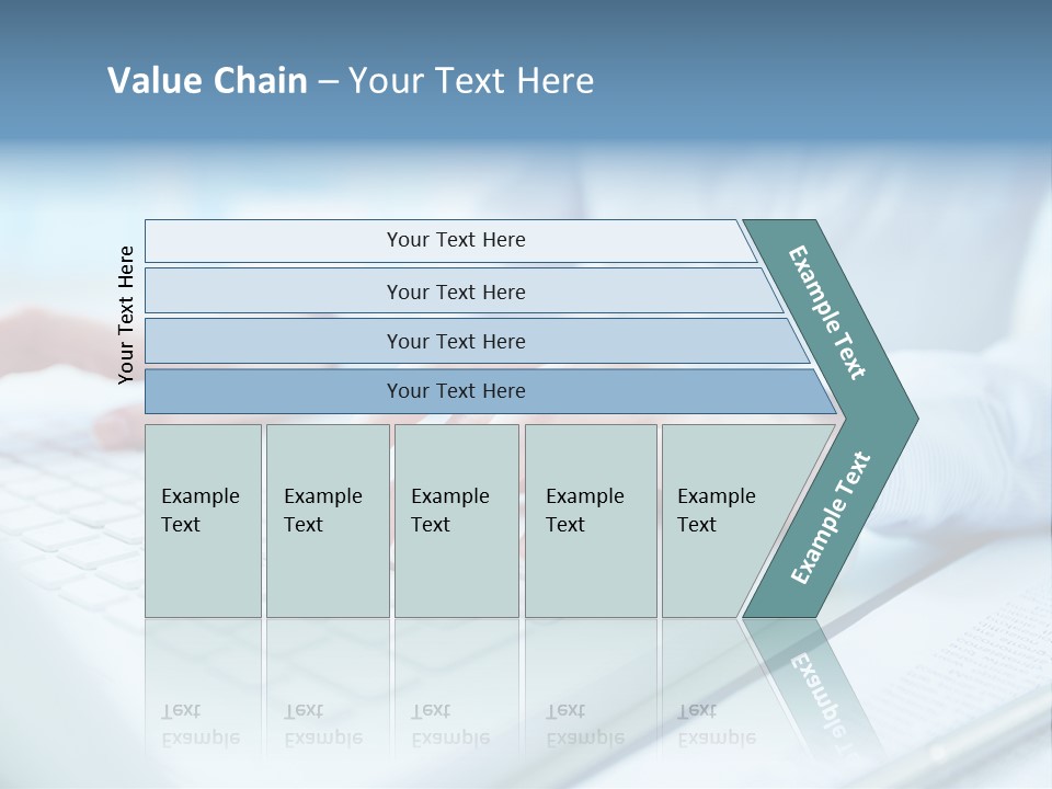 Unrecognizable Operator Hands PowerPoint Template