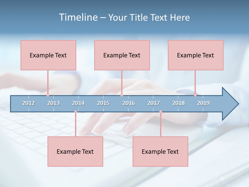 Unrecognizable Operator Hands PowerPoint Template