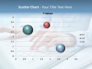 Unrecognizable Operator Hands PowerPoint Template