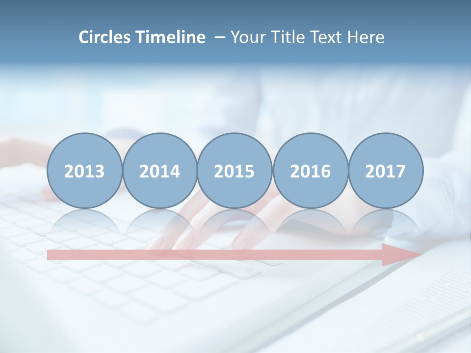 Unrecognizable Operator Hands PowerPoint Template